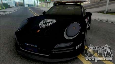 Porsche 911 Turbo 2014 Police para GTA San Andreas