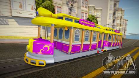 Mario Kart 8 Tram W para GTA San Andreas