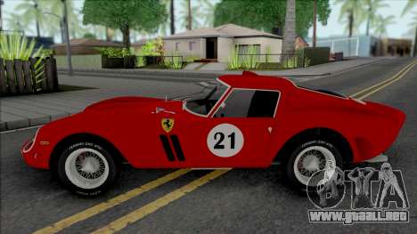 Ferrari 250 GTO 1962 [IVF ADB VehFuncs] para GTA San Andreas