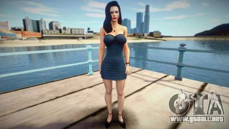 Excella (Seductive Dress) from Resident Evil 5 para GTA San Andreas