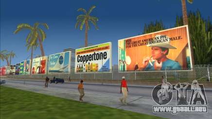 Carteles reales de los años 80 para GTA Vice City