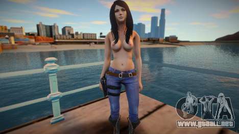 Vampire Girl Skyrim Topless 1 para GTA San Andreas