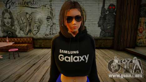 Samantha Samsung Assistant Virtual Casual cro v2 para GTA San Andreas