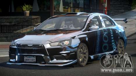 Mitsubishi Evo X SP S8 para GTA 4