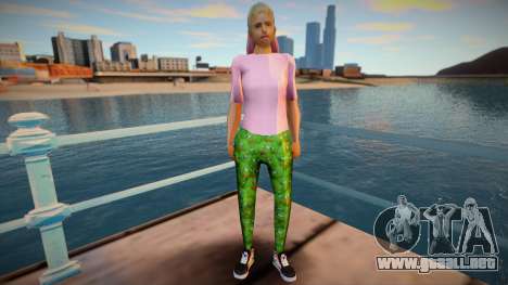 Chica con ropa hermosa para GTA San Andreas