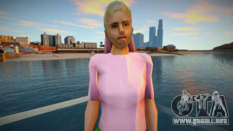 Chica con ropa hermosa para GTA San Andreas