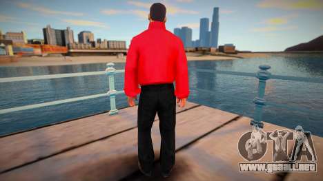 Vuzy en una camisa roja para GTA San Andreas