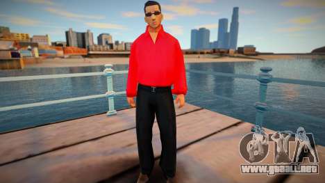 Vuzy en una camisa roja para GTA San Andreas