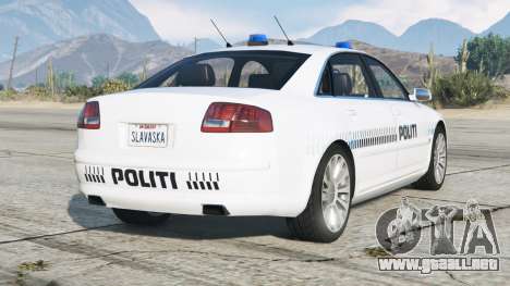 Audi A8 L 6.0 quattro (D3) 2005〡Danish Policía