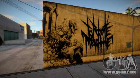 Horror Graffiti Around and road para GTA San Andreas