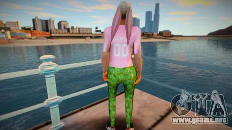 Chica con ropa hermosa para GTA San Andreas