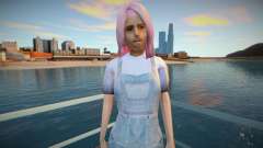 Chica con el pelo rosado para GTA San Andreas