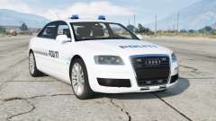 Audi A8 L 6.0 quattro (D3) 2005〡Danish Policía para GTA 5