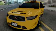 Vapid Torrence Taxi Downtown v2 para GTA San Andreas