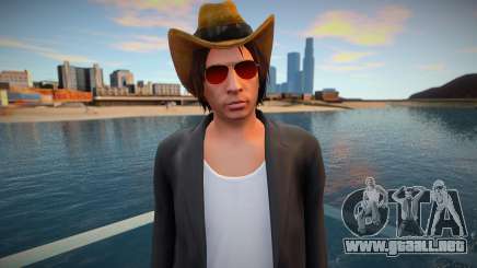 Dude en un sombrero de vaquero de GTA Online para GTA San Andreas