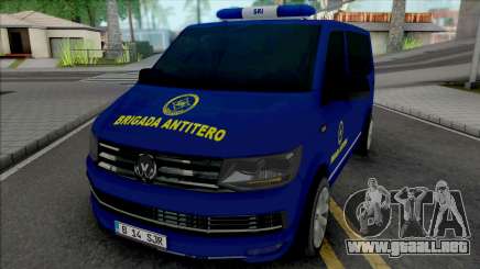 Volkswagen Transporter SRI Brigada AntiTero para GTA San Andreas