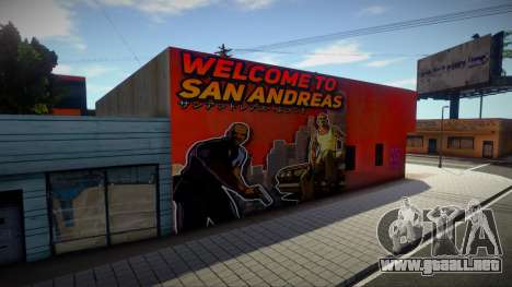 Mural - Welcome to San Andreas para GTA San Andreas