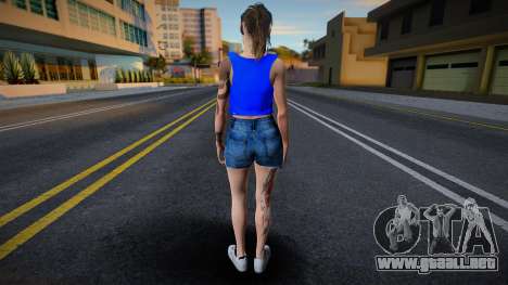 Claire Denim Shorts (good skin) para GTA San Andreas