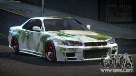 Nissan Skyline R34 PSI Qz S10 para GTA 4