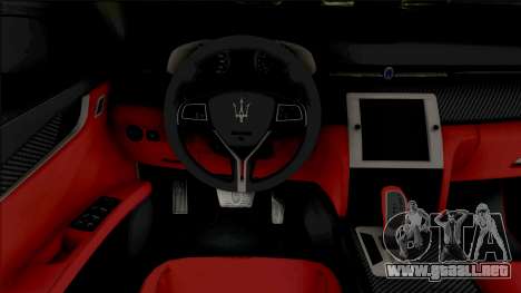 Maserati Quattroporte GTS 2015 (SA Lights) para GTA San Andreas