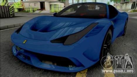 Ferrari 458 Speciale Aperta 2015 para GTA San Andreas