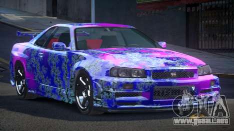 Nissan Skyline R34 G-Tuning S2 para GTA 4