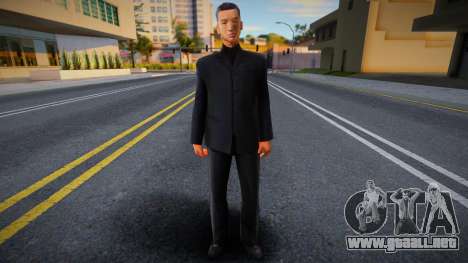 Woozie In Without Glasses Skin para GTA San Andreas