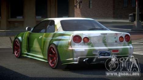 Nissan Skyline R34 PSI Qz S10 para GTA 4