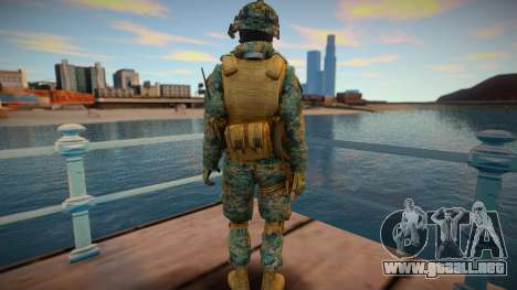 Call Of Duty Modern Warfare - Woodland Marines 7 para GTA San Andreas