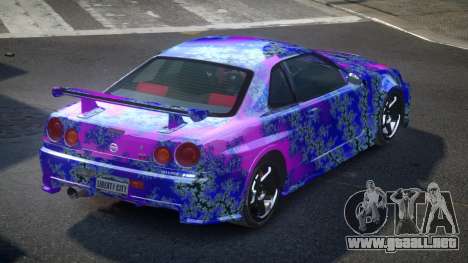 Nissan Skyline R34 G-Tuning S2 para GTA 4