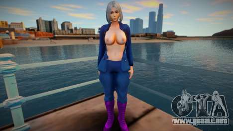 KOF Soldier Girl Different - Topless Blue 2 para GTA San Andreas