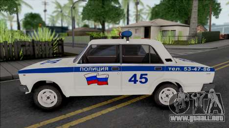 VAZ-2105 Policía para GTA San Andreas