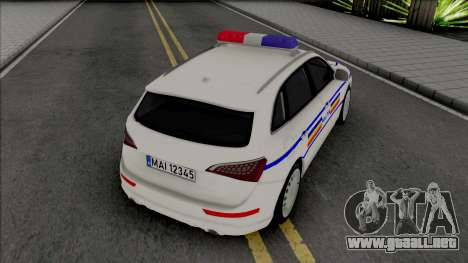 Audi Q5 2010 Politia Romana para GTA San Andreas