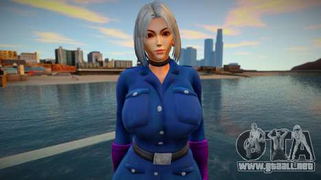 KOF Soldier Girl Different - Blue 3 para GTA San Andreas