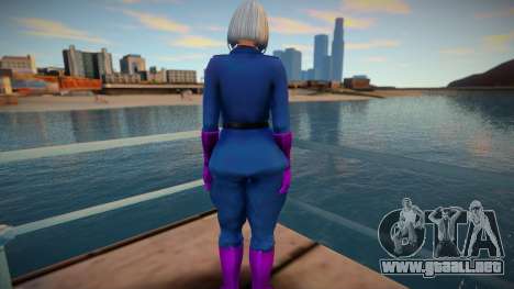 KOF Soldier Girl Different - Blue 3 para GTA San Andreas