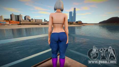 KOF Soldier Girl Different - Blue 1 para GTA San Andreas