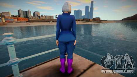 KOF Soldier Girl Different - Topless Blue 2 para GTA San Andreas