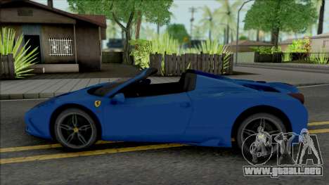 Ferrari 458 Speciale Aperta 2015 para GTA San Andreas