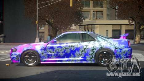 Nissan Skyline R34 G-Tuning S2 para GTA 4