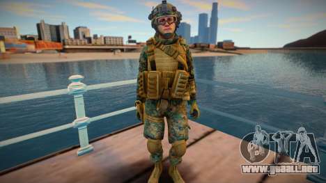 Call Of Duty Modern Warfare - Woodland Marines 9 para GTA San Andreas