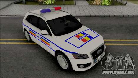 Audi Q5 2010 Politia Romana para GTA San Andreas