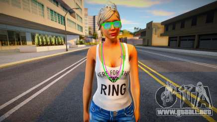 GTA Online Outfit Casino and Resort Lauren para GTA San Andreas