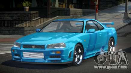 Nissan Skyline R34 BS Qz S9 para GTA 4