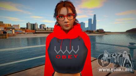 Julia Chang Casual V1 DLC Los Santos Tuners para GTA San Andreas