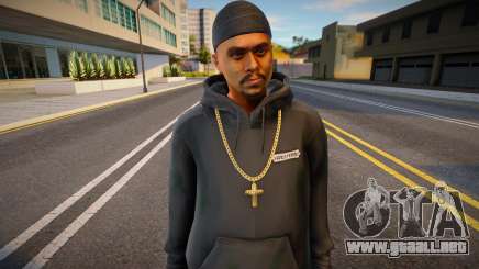 GTA Online Skin Ramdon Drugleader DLC Los Santos para GTA San Andreas
