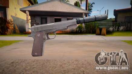 Colt M1911 with silenced para GTA San Andreas