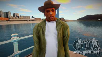 Cj With Camo Pants and Cowboy Hat (ped Model) para GTA San Andreas