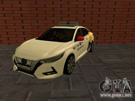 Nissan Sylphy Yandex Go Taxi para GTA San Andreas