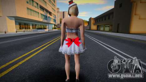 Rubia con ropa de Año Nuevo 2 para GTA San Andreas