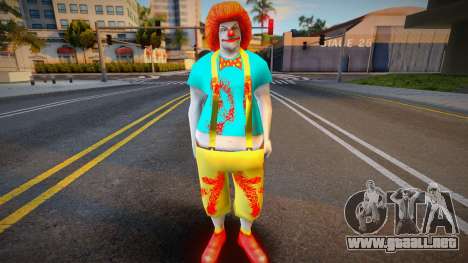 Handsome Eyes Killer Clown para GTA San Andreas